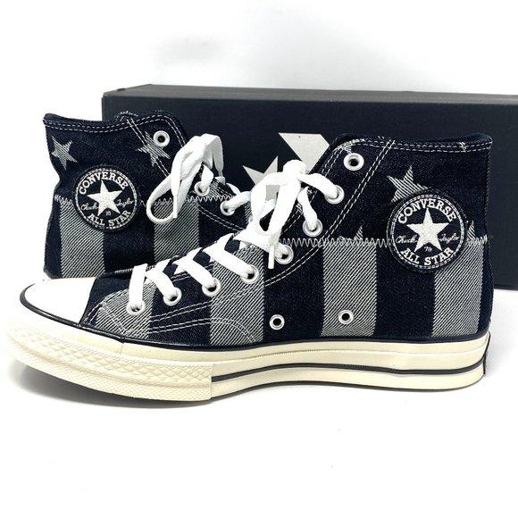 Converse Shoes - 💖MEGA SALE💖CONVERSE Women AdVulc Chuck 70 Hi Top Stripes Black Canvas 167709C